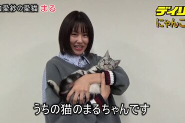 竹内愛紗　まるまる元気！愛猫・まると一緒に成長