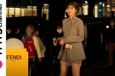 【美脚】生見愛瑠(めるる)が表参道に美脚際立つFENDIコーデで登場！