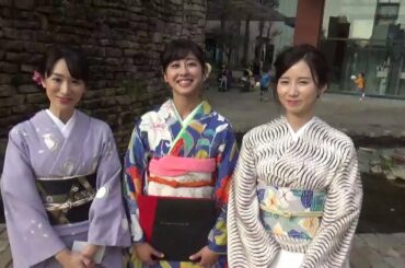 【激撮！となりのアナウンサー】やっぱり新年はお着物で…③堂真理子アナ、高校時代の着物姿に驚愕！