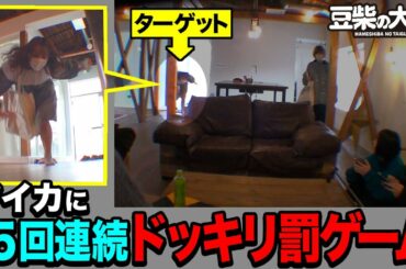 【豆柴の大群】アイカに15回連続ドッキリ罰ゲーム