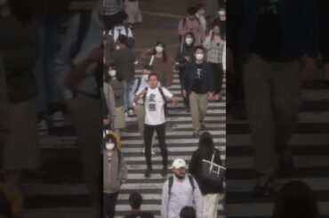 森七菜「愛のしるし」をスクランブル交差点で踊ってるヤツいる