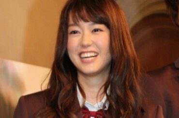 桐谷美玲、ミニスカ制服姿も「ぎりぎりアウト」映画「ヒロイン失格」完成報告会見1　#Mirei Kiritani　#Heroine Shikkaku