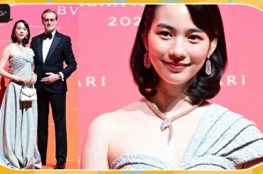 のん、美デコルテ際立つ肩出しドレスでまるで別人！　ブルガリのジュエリー身に着け「強くなったような気持ち」　「BVLGARI AVRORA AWARDS 2022」