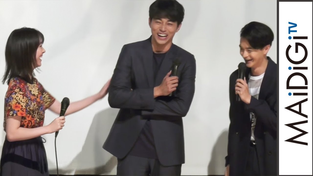 唐田えりかが笑いすぎ?東出昌大が「頭を強く打ったんだろうね」の突っ込み 映画「寝ても覚めても」舞台あいさつ3 唐田えりかが笑いすぎ?東出昌大が「頭を強く打ったんだろうね」の突っ込み 映画「寝ても覚めても」舞台あいさつ3