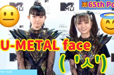 【#65🦊BABYMETAL】最愛の話をほっぺを膨らませて聞くすぅさん - SU-METAL listen to MOAMETAL's speech with her cheeks inflated