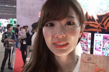 東京ゲームショウに“天使”がいた！ 皆藤愛子似のコンパニオンに注目！ TOKYO GAME SHOW2015