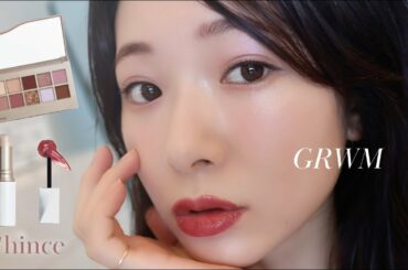 【GRWM】可愛すぎるコスメ見つけちゃった👀ゆったりな準備時間// #hince #ヒンス