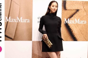 【美脚】堀田茜が黒のミニワンピで美脚披露！マックスマーラ表参道に登場！