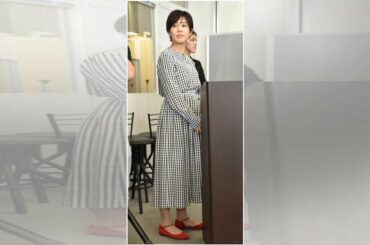 第1子妊娠の椿原慶子アナ、ふっくらお腹で月9会見の司会