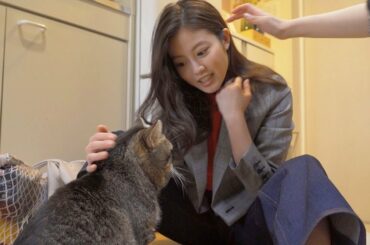 今田美桜、猫のベーコンくんにメロメロ！ キュートすぎる“共演”にほっこり　第一三共ヘルスケア「トラフル」新CMメーキング
