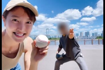 小澤陽子アナが武器を全力投球