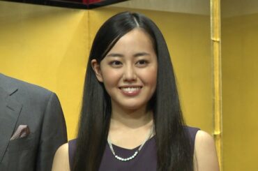 【宮﨑 香蓮】2015年ＮＨＫ大河ドラマ「花燃ゆ」出演者発表会見