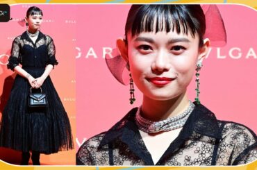 杉咲花、美肌際立つチュールドレス＆ジュエリーで大人キュートな装い　「BVLGARI AVRORA AWARDS 2022」受賞