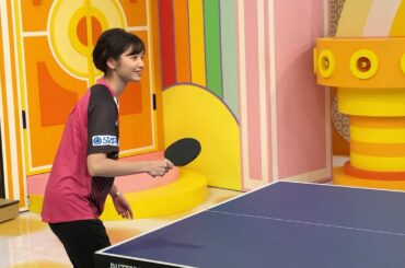 田中瞳アナ ＆ 島田一輝アナ ウォーミングアップ