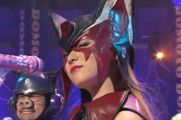 深田恭子   ドロンジョ様の衣装でテーマ曲を歌う!yoshimitu/funakiri