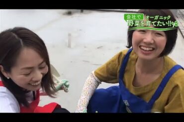 会社で野菜を育てたい！第14回｢梅雨入り支度♪編｣【HOMEアナウンサー】