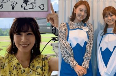 堤礼実アナと小澤陽子アナの美人コンビが可愛いすぎ！