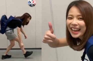 鈴木唯アナの『槙野チャレンジ』が可愛いすぎ！