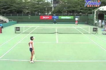 2009 全国選抜ジュニアテニス選手権大会 U16 決勝 尾崎里紗 VS 大前綾希子