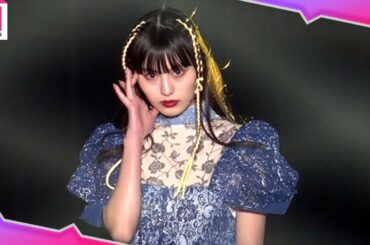 鶴嶋乃愛、エキゾチックな衣装を纏いクールにランウェイ【関西コレクション2022 S／S】