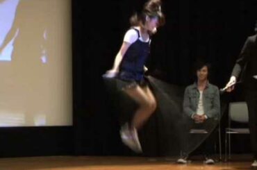 【後】跳びます跳びます♪高見侑里の二重跳び！　ミス立教本選(16)