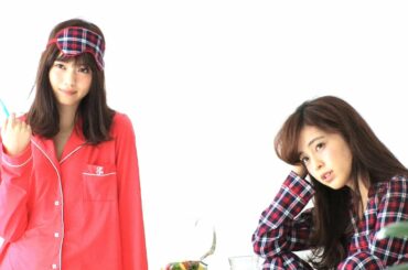 ノンノ１月号　西野七瀬・久慈暁子“ナイトウェア”撮影に潜入