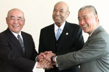 生前の衣笠祥雄さん今年２月、同世代の中村順司さん、高嶋仁さんと語る