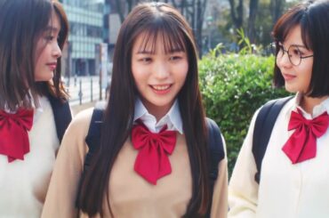 五島百花 × 竹道星来 × 新谷ゆづみ  maxell (マクセル) 「アナログなのに、おもいっきり未来。 高校生の妄想」篇 TVCM