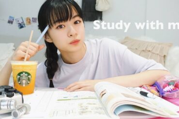 【ASMR】莉子と一緒にテスト勉強しよう📚study with me【作業用】