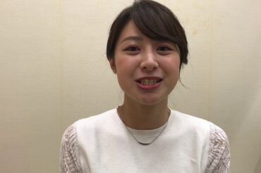 【アナぽけっと】挨拶も発声練習に　林美沙希