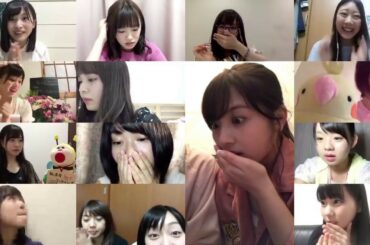 速報1位で荻野由佳が呼ばれた時のメンバーのリアクション＋大和田南那