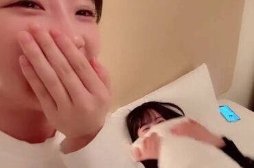 2022 12 14水沖侑果に寝起きドッキリをする甲斐心愛 起床ラッパ STU48切り抜き