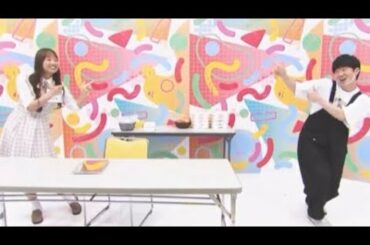 前室で若林さんと挨拶をする濱岸ひより