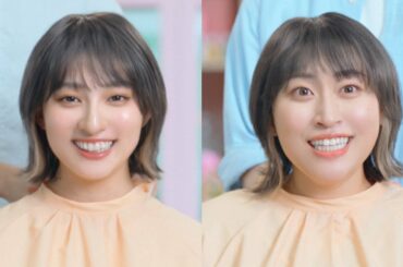 吉川愛、丸山礼と双子ヘア！「顔も寄せに行きました」／ホットペッパービューティーCM＋メイキング＋インタビュー