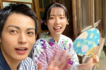 神尾楓珠 × 秋田汐梨　リンクコーデで夏きゅん♡デート