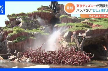東京ディズニーランドが夏限定の“びしょ濡れ企画”スタート!「うきわを抱えて大行列」夏到来で海＆プール開き続々｜TBS NEWS DIG