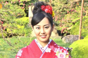 宮﨑香蓮 『新年に向けて』 ～晴れ着撮影会より～