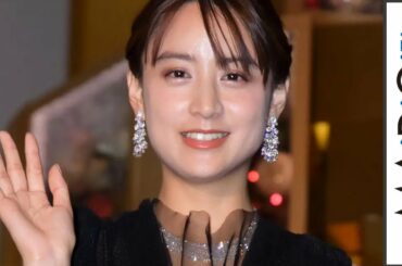 山本美月、ノースリ黒ドレス姿で初のイルミ点灯式　“水の魔法”に感激　表参道ヒルズクリスマスイルミネーション点灯式