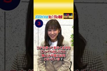 【斎藤ちはるアナ】2022年最速グルメ動画を30秒で紹介！