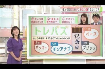 11月11日は記念日が2番目に多い日　1位はいつ？(2020年11月12日)