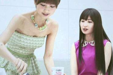 CM AKB48 篠田麻里子 小嶋陽菜 日清食品 カップヌードルライト