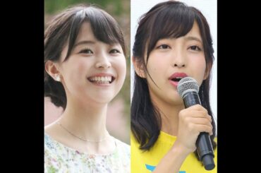 フジ渡邊渚VS藤本万梨乃「めざまし」ニット“D”バスト対決“ド強調シーン”