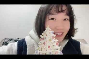 2022年12月21日21時41分 甲斐 心愛 前髪を巻いたら研究生がSRを見に来た