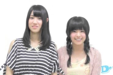 NMB48山口夕輝＆高野祐衣コメント／『月刊デ☆ビュー』連載中