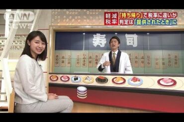 軽減税率は？・・・残り物の持ち帰りは「外食扱い10％」(18/11/08)