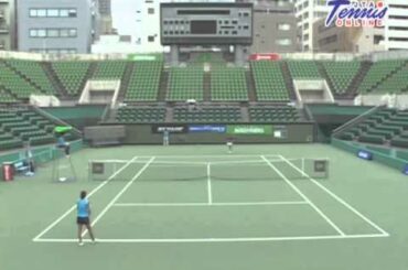全日本ジュニアテニス選手権'09 U16 準決勝 尾崎里紗 VS 辻佳奈美