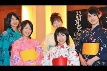 一足早い浴衣姿で松山メアリ、桜庭ななみ、高月彩良らが恐怖体験を語る／『怪談新耳袋 百物語』制作発表会見