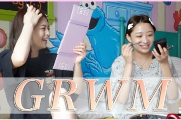 【GRWM】石川翔鈴と海老野心のホテルステイ・バタバタな朝の準備💄