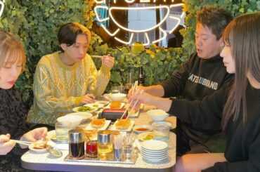 【店舗公開】ホリエモンとヒカルの餃子屋にエミリンてんちむ呼んで試食会したら…