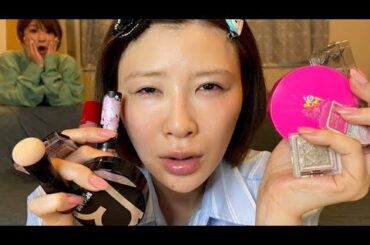 手島優のすっぴんに驚愕の矢口真里！メイクの手が止まる…